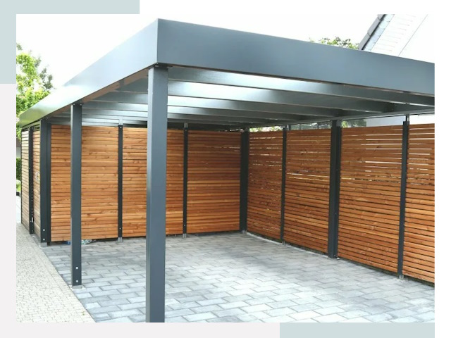 Навесы для парковки в Дмитрове