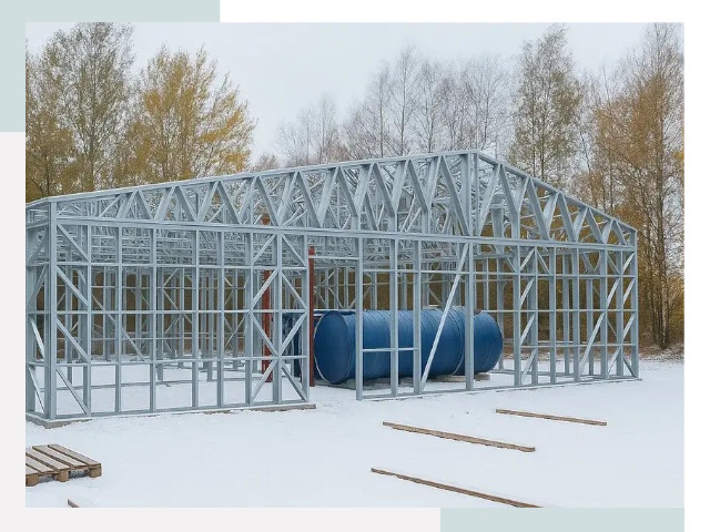 Металлические ангары в Дмитрове