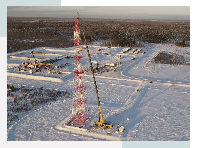 Мачты связи в Дмитрове