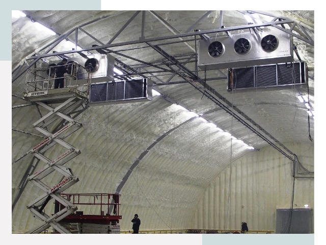 Оснащение ангаров в Дмитрове