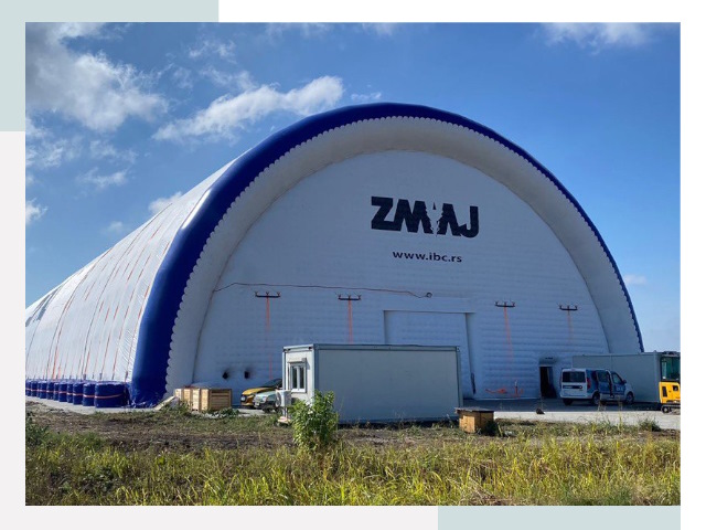 Брендирование ангаров в Дмитрове